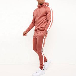 OEM Aaron Garments Men's Casual Jogging <b>Sports</b> Tracksuit Premium Quality Zipper with Striped Sides Best Design Fleece Fabric - Product Image 4