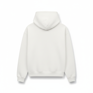 เสื้อฮู้ดแขนยาวลำลองสำหรับผู้ชาย สีขาวนวล สวมใส่สบายทุกวัน เหมาะสำหรับกิจกรรมกลางแจ้ง มีฮู้ด คอปก ดีไซน์เรียบง่าย ทันสมัย สไตล์ฤดูหนาว - Product Image 4