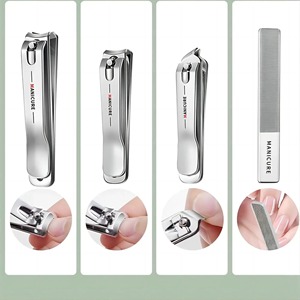 Juego de Cortaúñas Profesional de Acero Inoxidable de Alta Calidad, 18 Piezas, con Punta Curva Afilada y Abertura Amplia para el Cuidado de las Uñas de los Pies, Ideal para Viajes - Product Image 2