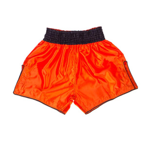 Shorts de satén sublimados Elite Performance para Muay Thai que ofrecen comodidad y durabilidad superior para entrenamientos intensos de Muay Thai. - Product Image 1