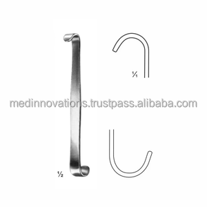 Crochet de trachéotomie réutilisable en acier inoxydable 15 cm à pointe acérée, instruments chirurgicaux ORL certifiés CE par Med Innovations - Product Image 5