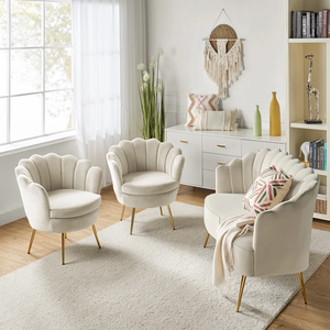 <b>SOFA</b> LOUNGE SET Scandinavian from Vietnam Sectional <b>Sofa</b> style High Density <b>Sponge</b> Pillow Back Metal/Wood Cotton Blend - Product Image 6