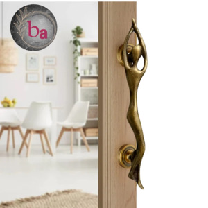 Ba <b>Brass</b> Artistic Figure Cabinet Handle Modern Novelty Shape Durable Furniture <b>Knob</b> for Dining Room Bathroom Drawer - Product Image 1