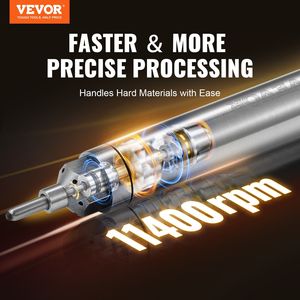 Grabador Neumático Portátil Ajustable de 1/8'' con Velocidad de 11400 BPM para Grabado en Metal, con Manguera de Aire y Micrófono - Product Image 2