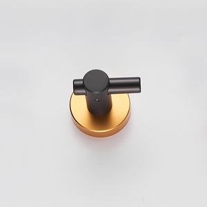 Black <b>Gold</b> Round Base <b>Wall</b> Hanging <b>Hook</b> Screws 2 Pack-for Entry Shoe Cabinet Wardrobe Bathroom Bedroom Furniture - Product Image 3