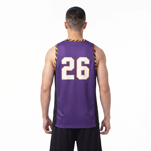 Maillot de basket-ball professionnel pour hommes, séchage rapide, maillot de basket-ball en mesh de haute qualité, vêtements d'entraînement pour hommes, maillot de basket-ball - Product Image 5