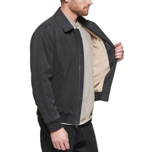 Veste bomber en satin pour homme, personnalisable avec logo, haute qualité, 100% polyester satiné, imperméable, vente en gros - Product Image 5