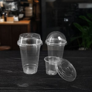 Fabricante de Vietnam, vasos desechables transparentes de plástico PP/PET de 360 ml, 500 ml y 700 ml con tapas para jugo, batidos y café. - Product Image 5