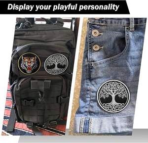 Embroidered Badge <b>Patch</b> Hook and Loop Backing Tree of Life <b>Morale</b> Tactical <b>Patch</b> for Backpacks, Hats, Vests, <b>Patch</b> Wall - Product Image 3