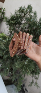 Brazalete de Madera Natural Hecho a Mano, Joyería Rústica de Madera para Mujer, Ecológico, Brazaletes de Moda al por Mayor - Product Image 2