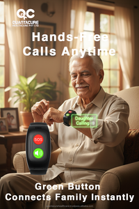 2025 QC V23 4G GPS Smart <b>Watch</b> for Elderly Care SOS Fall Detection WiFi LBS Position Heart Rate Monitor Answer Call - Product Image 6