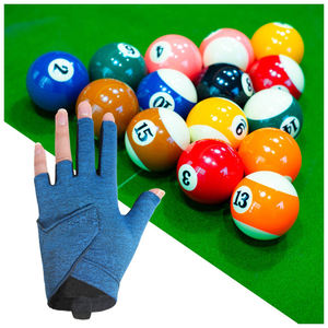 Gants de billard respirants antidérapants durables personnalisés à 5 doigts pour les joueurs de billard professionnels - Product Image 2