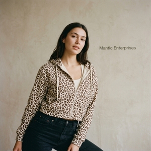 Sudadera con capucha y cremallera con estampado de leopardo para mujer, diseño de manga a cuadros, ropa informal de primavera, sudadera de punto 100% algodón - Product Image 1