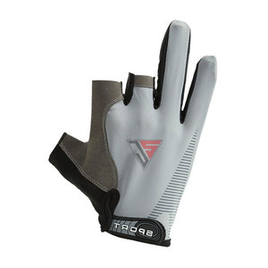 Gants de course sportifs d'extérieur avec logo personnalisé, tissu extensible en polyester, simili cuir, impression silicone, gants de cyclisme - Product Image 1
