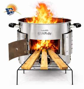 Poêle à bois de qualité supérieure en fonte, poêle de chauffage au bois classique, couleur argentée, prix de gros auprès du fournisseur - Product Image 6