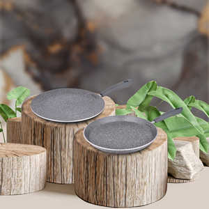 2 PCS Ensemble Tawa en aluminium antiadhésif Collection d'ustensiles de cuisine Primestone - Product Image 2