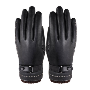 Gants en cuir imperméables avec finition extérieure protectrice, doublure confortable et design pratique pour les activités de plein air - Product Image 1
