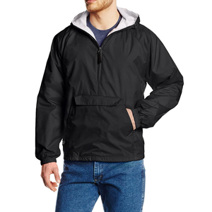 New Fashion Wholesale Winter Men's <b>Waterproof</b> Hooded Stand Zipper <b>Thin</b> Lightweight Rain <b>Jacket</b> 100% Polyester High Quality - Product Image 6