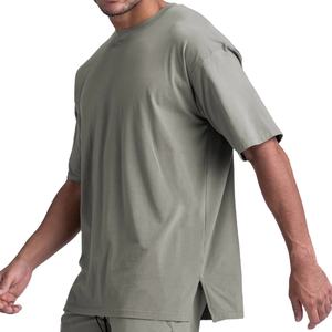 2025 haute qualité coton tricoté vêtements de sport homme Fitness musculation coupe musculaire t-shirt imprimé entraînement t-shirt - Product Image 2