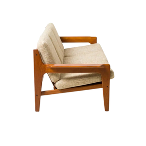 Modern Solid Teak Wood Platform <b>Bed</b> with Integrated Nightstands Luxury Bedroom Furniture - Product Image 6