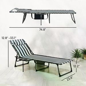 Sdraio Pieghevole Moderna in Teak e Alluminio, Arredo Esterno con Telaio Solido per Piscine, Spiagge e Hotel - Product Image 3