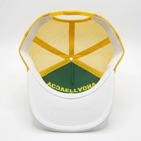 Casquette Trucker en Mousse à 5 Panneaux Personnalisée, Chapeau Snapback en Maille avec Corde, Broderie 3D en Relief, Visière Courbée, Vente en Gros de Casquettes OEM