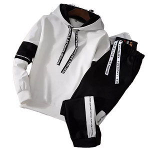 2025 hommes hiver à capuche coton maternité survêtements grande taille vêtements de sport décontracté Fitness survêtement avec Design écologique - Product Image 1