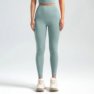 Custom Logo Women's Running Tights Premium Stretch <b>Leggings</b> for Fitness Activities and Modern Streetwear - Product Image 6