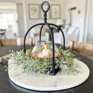 Venta al por mayor Moon Star Exports: Portavelas rústico de hierro hecho a mano con paneles de vidrio para Navidad, jardín, patio y hogar de lujo - Product Image 3