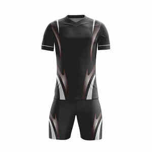 Custom Football Teamwear <b>Soccer</b> Kit Manufacturer Wholesale Sports Uniform Supplier Breathable Polyester Jersey Set Quick Dry Mat - Product Image 2