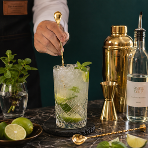 Ensemble de cuillères à cocktail en laiton à long manche, cuillères à mélanger et à agiter, mélangeur de boissons pour barman, doré, pour bar, café, mocktail, maison - Product Image 3