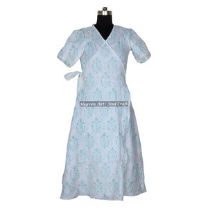 Comfortable Fabric Kimono Jacket <b>Robe</b> Soft Long <b>Coats</b> Dresses Boho Block Print Dresses Women Kimono Bathrobes - Product Image 3