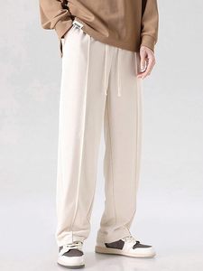 Cargo Track Pants – Loose Fit Joggers for Men | Korean Style Travel & Lounge Wear with Pockets - Product Image 3