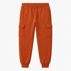 Pantalones Deportivos Personalizados Estilo Hip Hop 2026, 100% Algodón, Corte Recto, Color Sólido, Estilo Casual, Pierna Ancha - Product Image 5