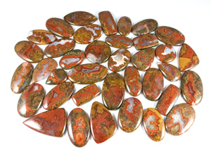 Lot de cabochons en agate naturelle, formes et tailles variées, pierres précieuses en vrac pour la fabrication de bijoux, prix de gros - Product Image 6