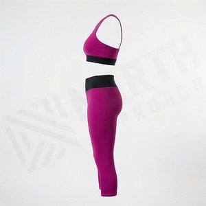 Ropa Deportiva de Compresión, Leggings para Mujer, Conjunto de Gimnasio y Fitness, Color Personalizado, Sujetadores Deportivos, Ropa Deportiva sin Costuras para Yoga y Entrenamiento - Product Image 3