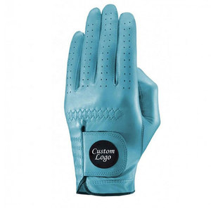 Gants de golf en cuir véritable très demandés, super doux, légers, respirants, avec sangle de poignet réglable pour golfeurs professionnels - Product Image 2