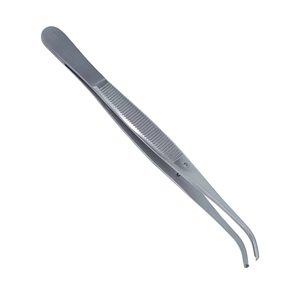 Pince à tissus premium en acier inoxydable dentée 1x2 dents, pince à dissection, instruments chirurgicaux médicaux, marquage CE ISO - Product Image 6