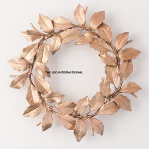 Highest Quality Christmas Ornament Star Shape Christmas <b>Wreaths</b> Iron <b>Frame</b> Blank Sublimation Easter Festival Gifts - Product Image 6