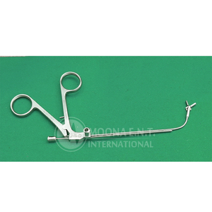 Pince de biopsie manuelle de précision à double action avec insert de nettoyage et d'aspiration, en acier inoxydable, certifiée ISO/CE, portée de travail 10 cm - Product Image 6