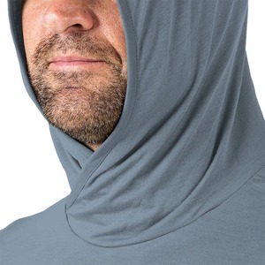 Haut de pêche à manches longues léger, imperméable, grande taille, UPF 50+, avec impression personnalisée par transfert thermique et design gratuit - Product Image 4