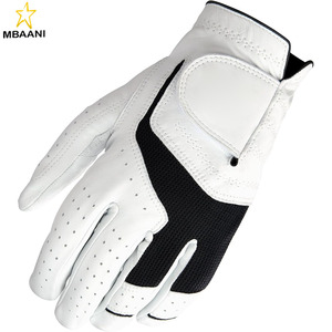 Guante de Golf para Hombre Staff Conform - Cuero Cabretta - Mano Izquierda - Cierre a Presión - Blanco/Negro - Product Image 5