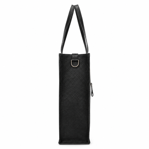 Bolso Tote de Cuero Genuino de Búfalo con Pelo, Estilo Western, Bolso de Hombro de Piel de Vacuno Negra para Mujer, Bolso Tote de Lujo de Diseñador Personalizado - Product Image 6