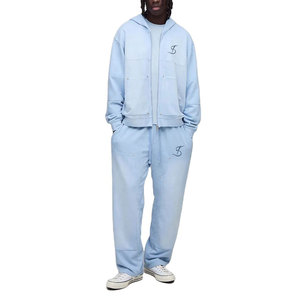 ชุดวอร์มซิปแบบหลวม ดีไซน์คุณภาพสูง ผลิตจากผ้าฝ้าย/โพลีเอสเตอร์ ชุดวอร์มซิปแบบหลวมคุณภาพดีที่สุด - Product Image 1