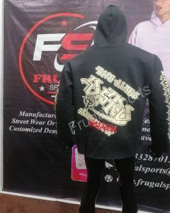 Sudadera con Capucha de Alta Densidad con Estampado Puff, Estilo Vintage Lavado, Sudadera con Capucha Personalizada con Gráficos 3D en Relieve, Algodón Grueso - Product Image 2