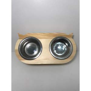 Gamelle pour chien en bois éco-responsable avec base durable pour les propriétaires d'animaux - Produit promotionnel pour animaux de compagnie - Product Image 4