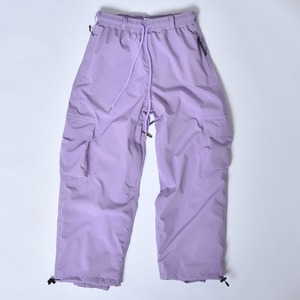 Pantalon de neige violet chaud pour l'extérieur décontracté OEM taille haute avec ceinture élastique matériau imperméable et guêtres de bottes - Product Image 1