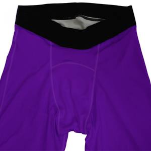 Pantalon de yoga technique respirant à taille élastique pour homme, avec compression sur une jambe - Product Image 6