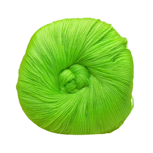 Fil de Soie de Mûrier 600m 100g 3 Brins Vert Sapient Fin Teint Naturel Recyclé pour Tricot et Tissage - Product Image 2