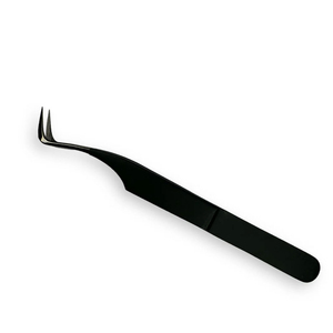 Pinces à cils professionnelles en acier inoxydable, courbées et droites, outils pour extensions de cils, pour les artistes de salon, usage professionnel - Product Image 6